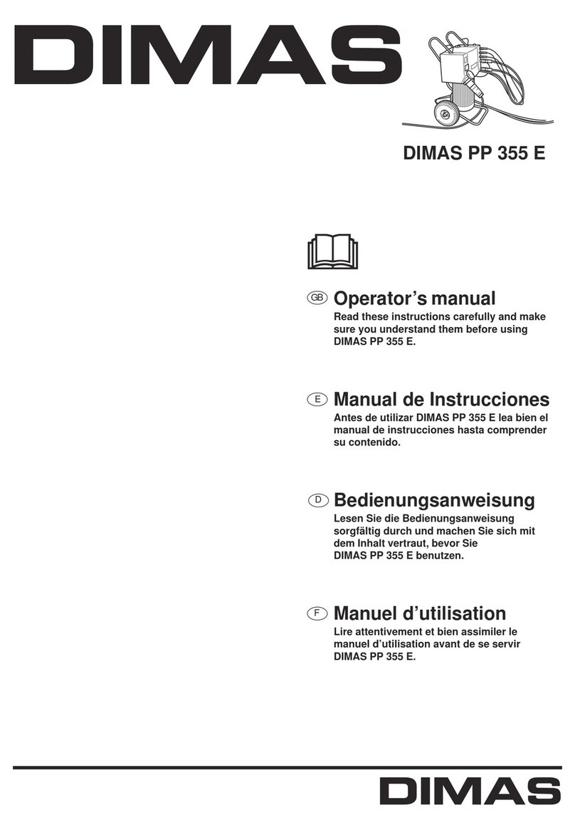 Dimas PP 355 E Operator's manual