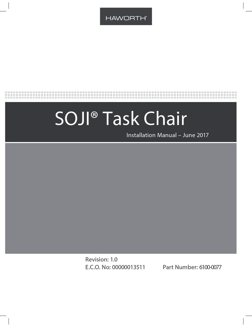 Haworth SOJI 6100-0077 installation manual Haworth SOJI 6100-0077 installation manual