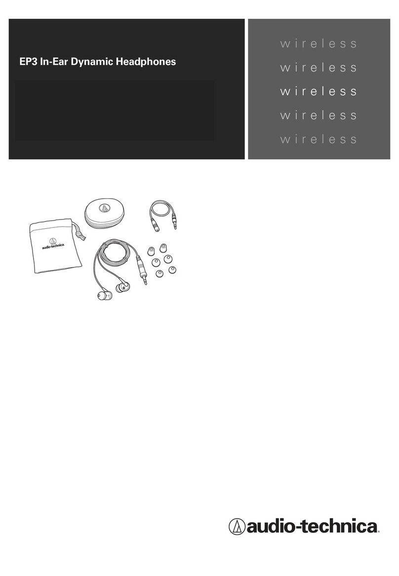 Audio Technica EP3 manual