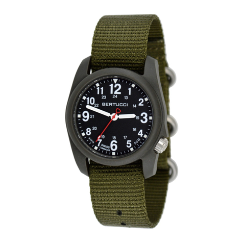 Bertucci Performance Field Watch User manual