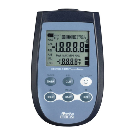 GHM Delta OHM HD2307.0 User manual GHM Delta OHM HD2307.0 User manual