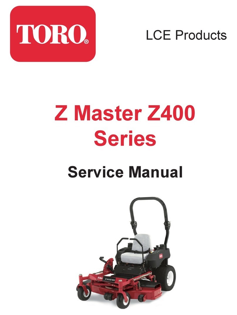 Toro Z400 Series Z-Master User manual