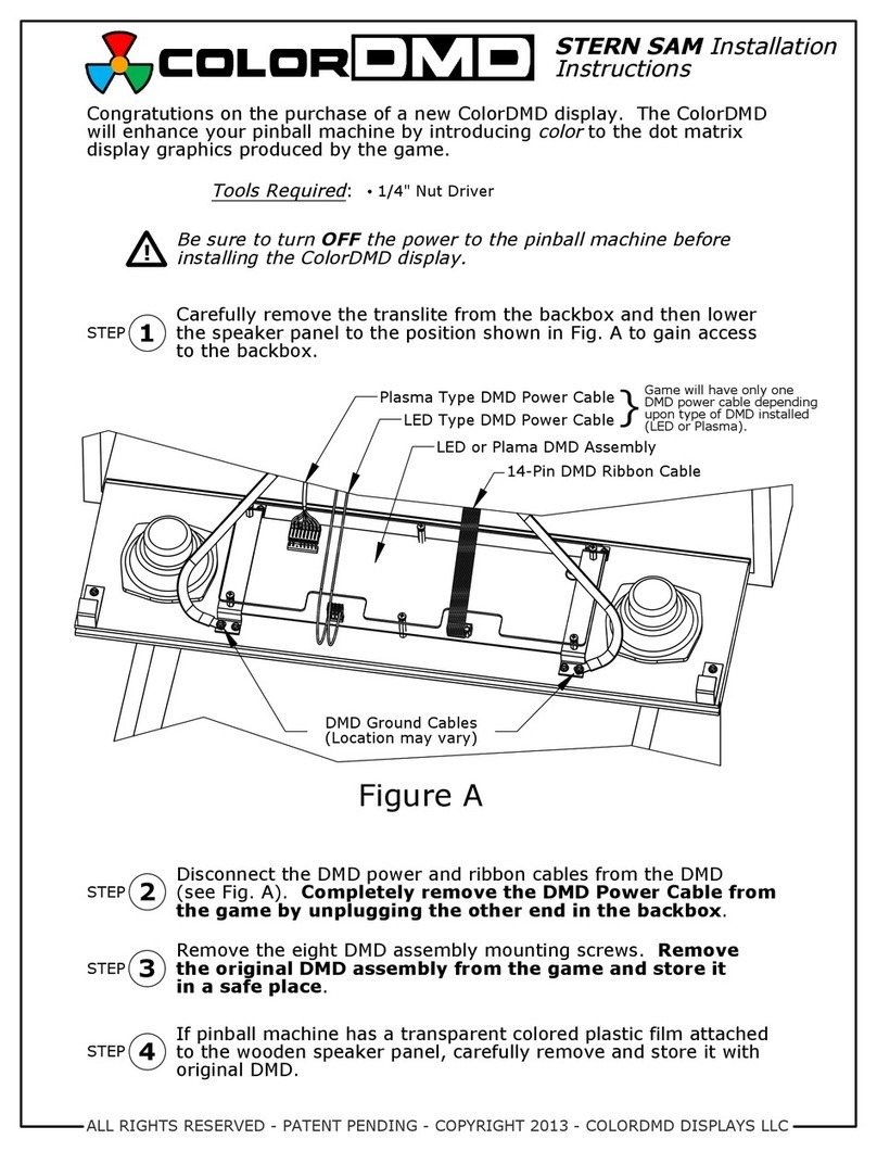 ColorDMD STERN SAM User manual