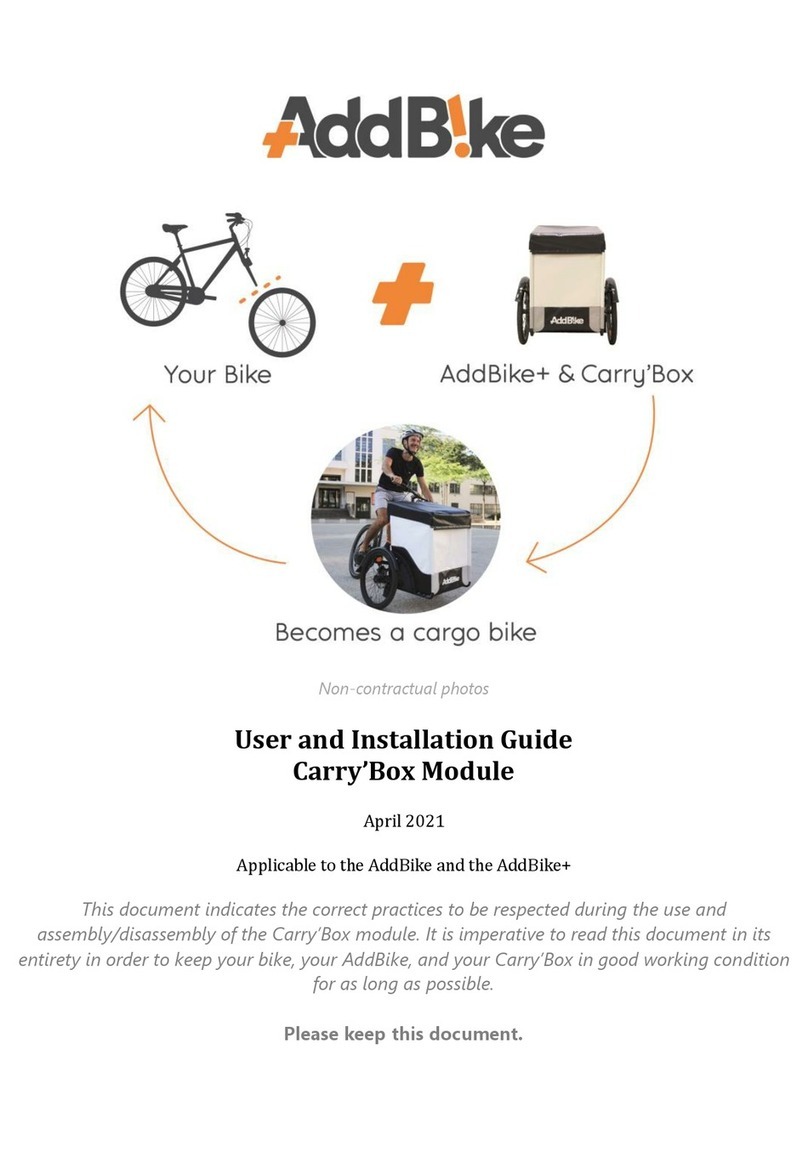 AddBike Carry'Box Module User and installation guide AddBike Carry'Box Module User and installation guide