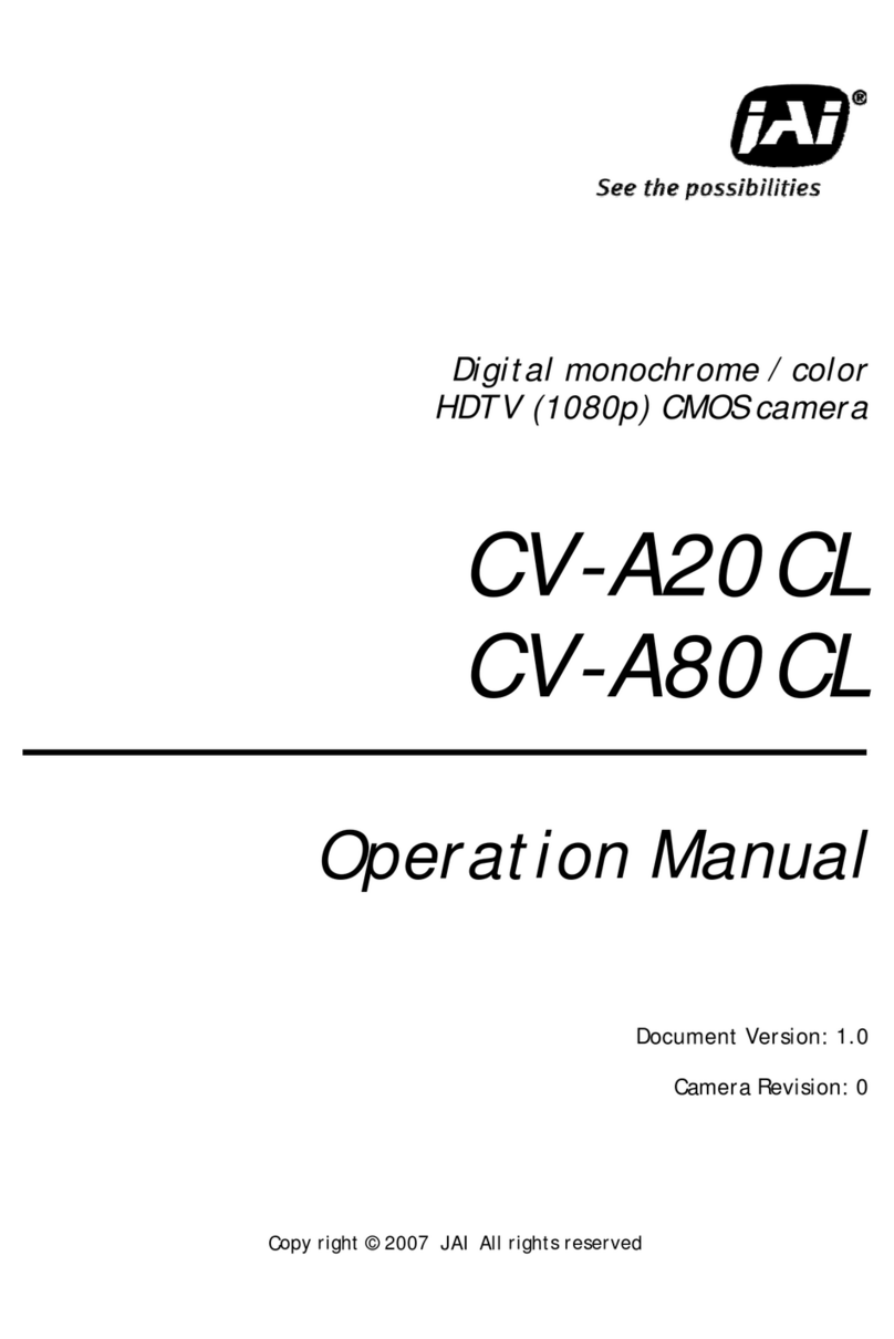 JAI CV-A20CL Operation manual