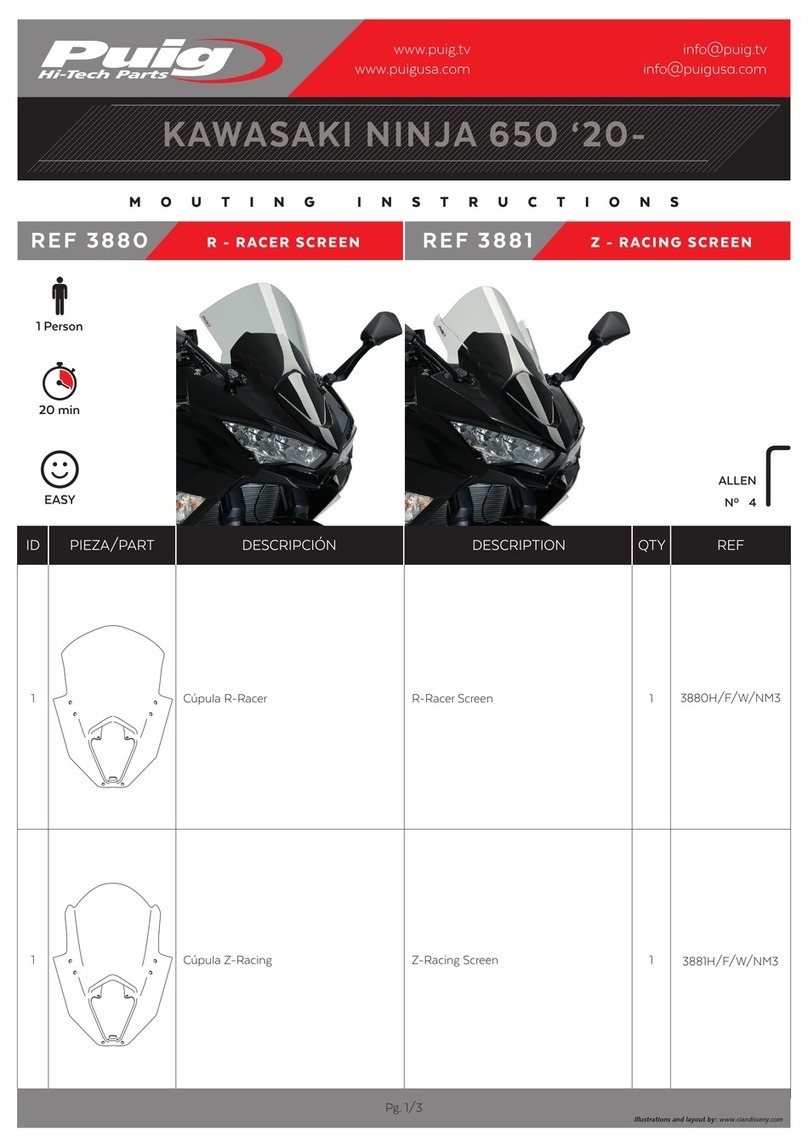 PUIG 3880 Mounting instructions