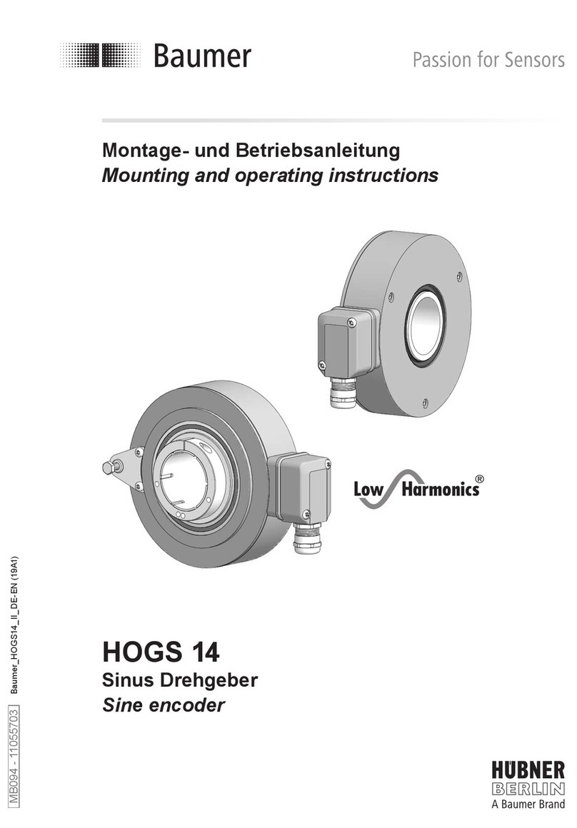 Baumer HOGS 14 Service manual