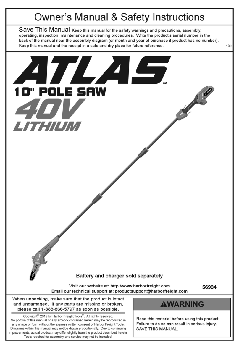 Atlas 56934 Owner's manual & safety instructions