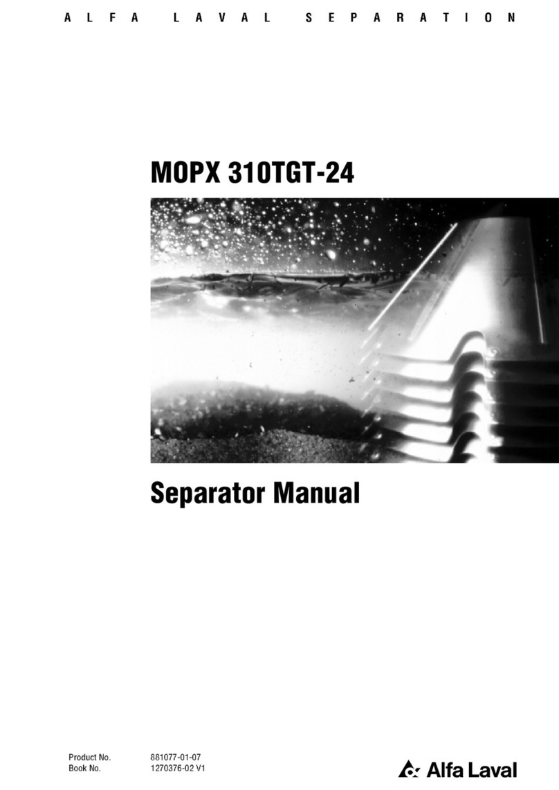 Alfalaval MOPX 310TGT-24 manual