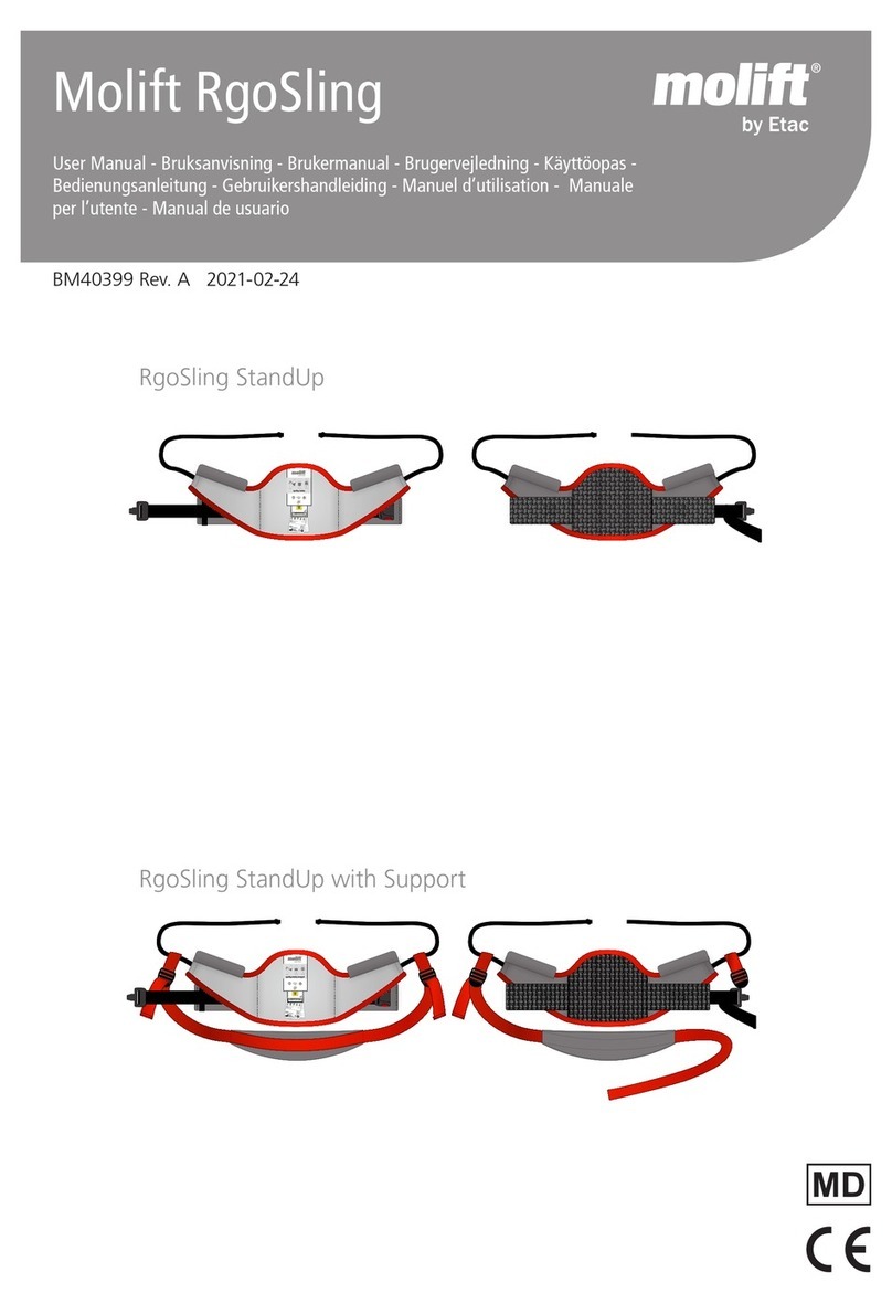 Etac Molift RgoSling StandUp user manual