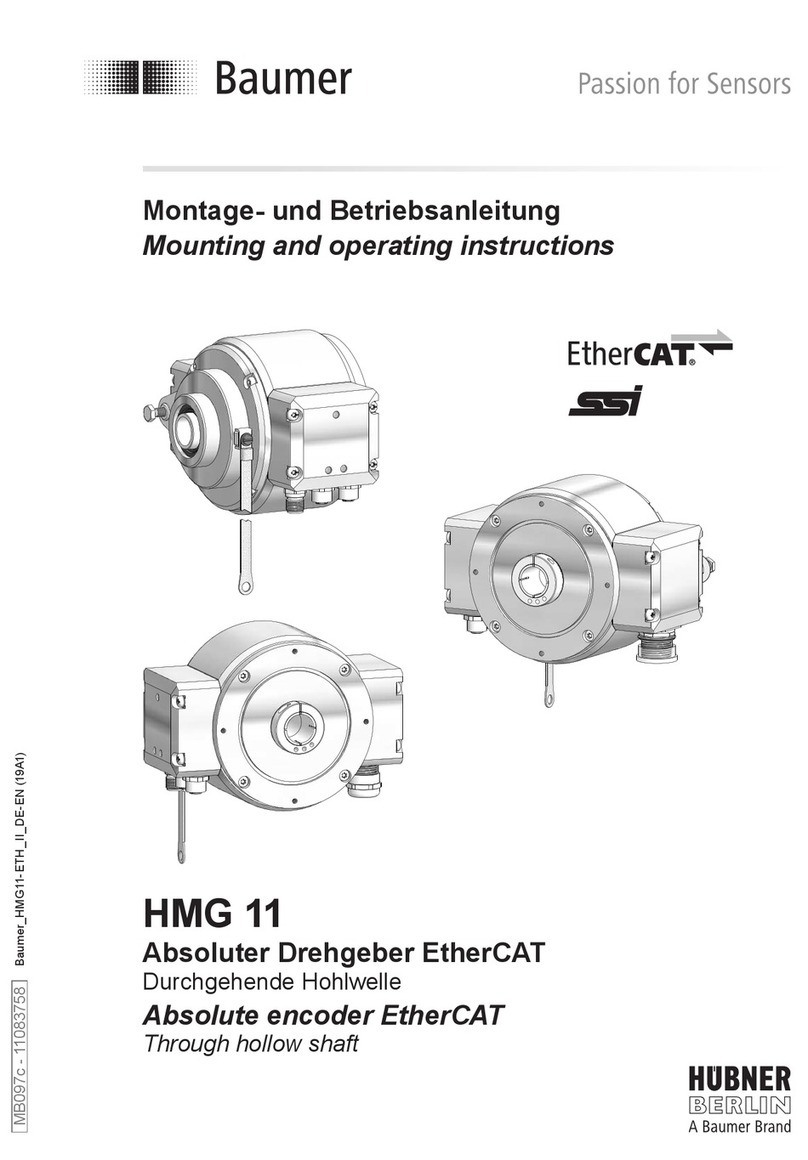 Baumer Hubner Berlin HMG 11 Service manual