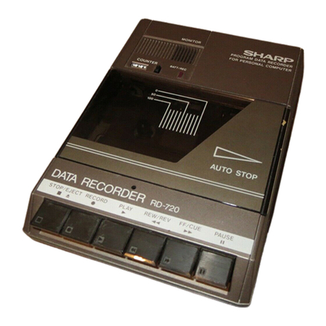 Sharp RD-720H User manual