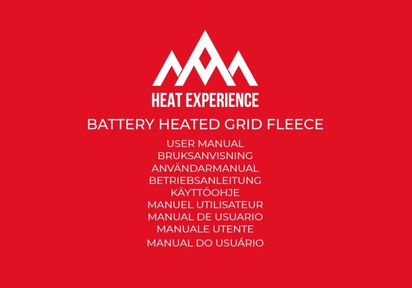Heat Experience Heated Grid Fleece user manual