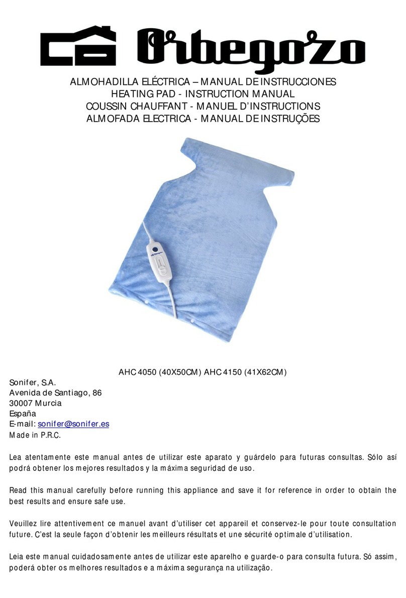 Orbegozo AHC 4050 instruction manual