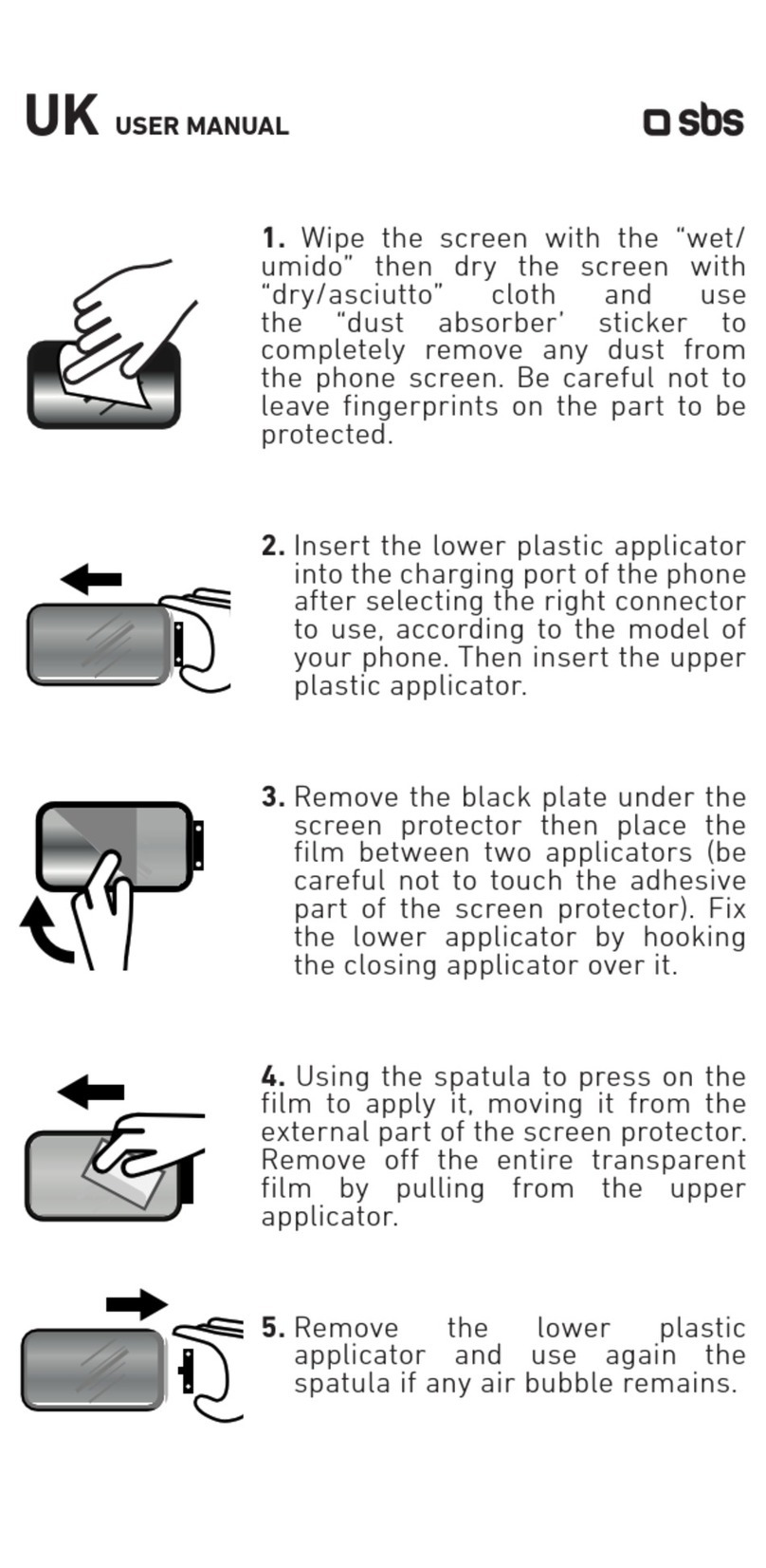 SBS TEMOLEGLASIP12PMT user manual