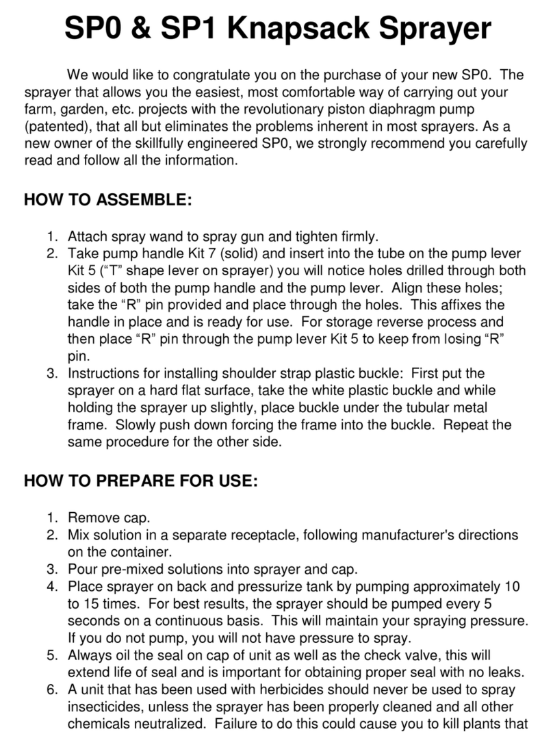 Hudson SP0 User manual
