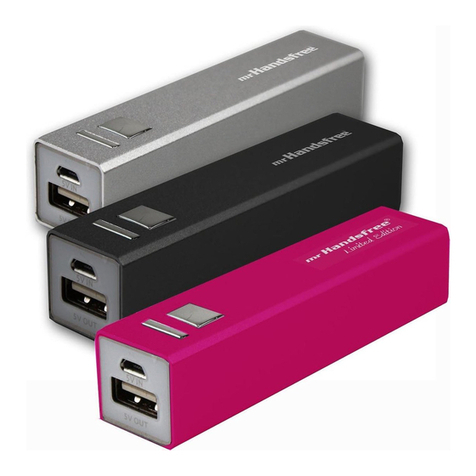 MRHANDSFREE PORTABLE POWER CHARGER 2600 MAH PURE EDITION user manual