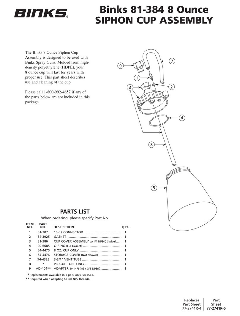 Binks 81-384 User manual