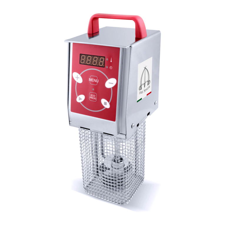 Tre Spade Sous Vide Cooker Instructions for use Tre Spade Sous Vide Cooker Instructions for use