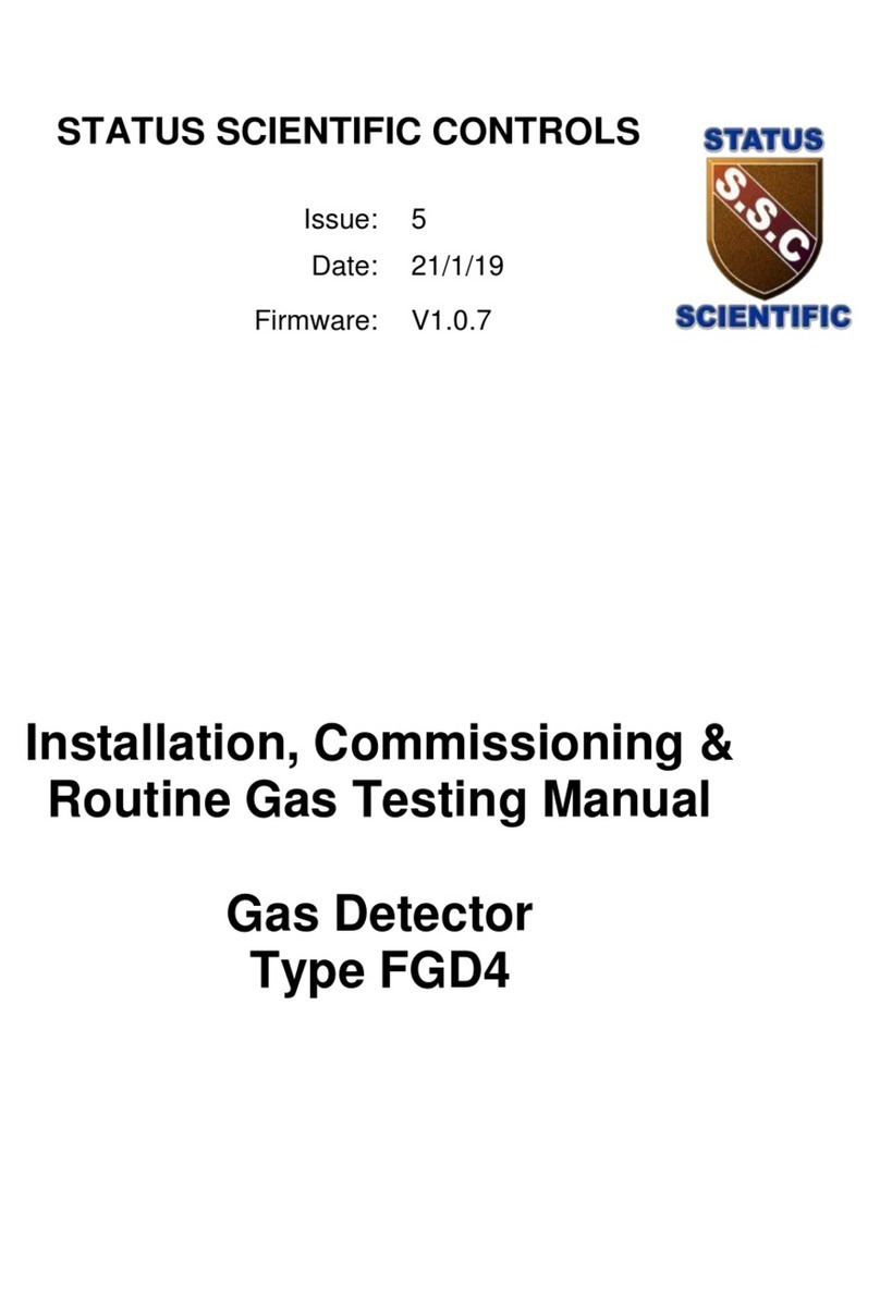 STATUS SCIENTIFIC CONTROLS FGD4 User manual