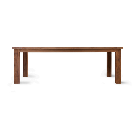 Garden Trading St Mawes Refectory Table User manual Garden Trading St Mawes Refectory Table User manual