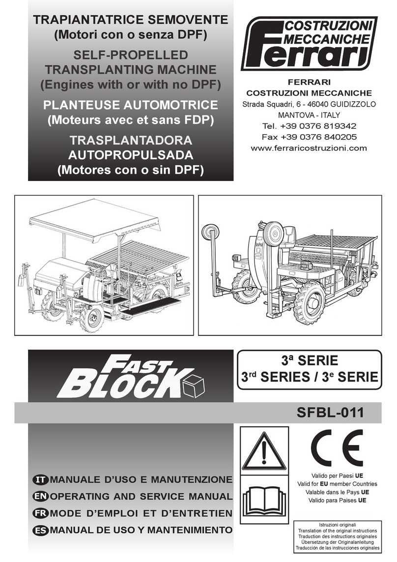 Ferrari 3 Series Operating and service manual