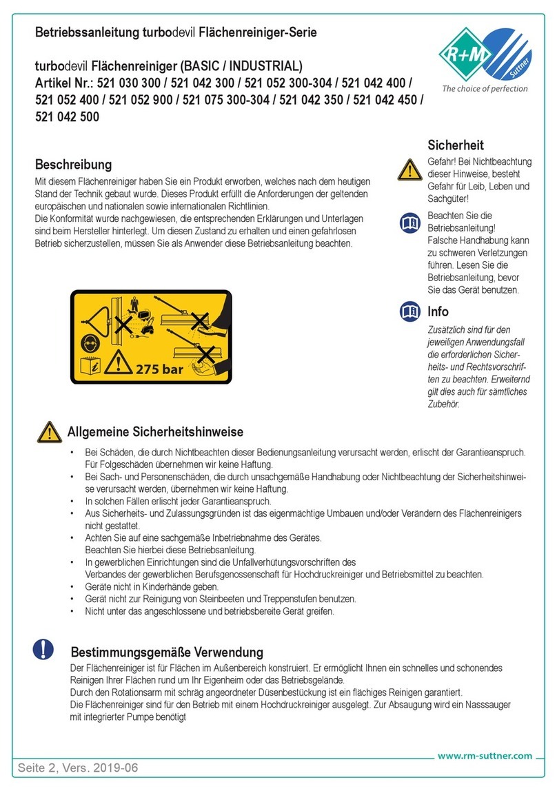 R+M Suttner TURBODEVIL BASIC Series user manual R+M Suttner TURBODEVIL BASIC Series user manual