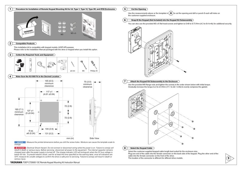 YASKAWA 900-239-230-001 instruction manual