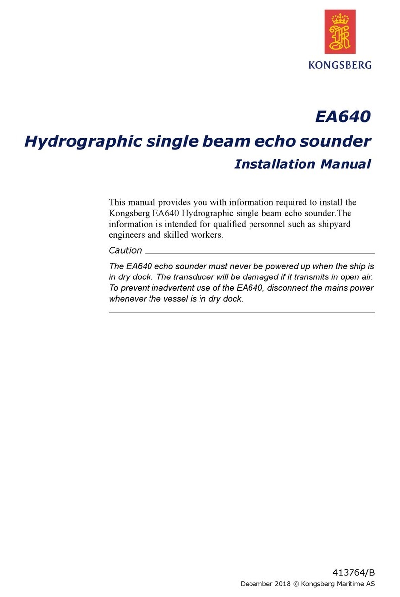 Kongsberg EA640 installation manual Kongsberg EA640 installation manual