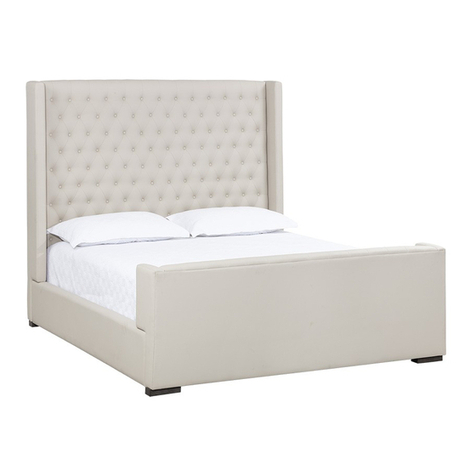 SUNPAN BRITTANY QUEEN DILLION CREAM 106893 Assembly instruction