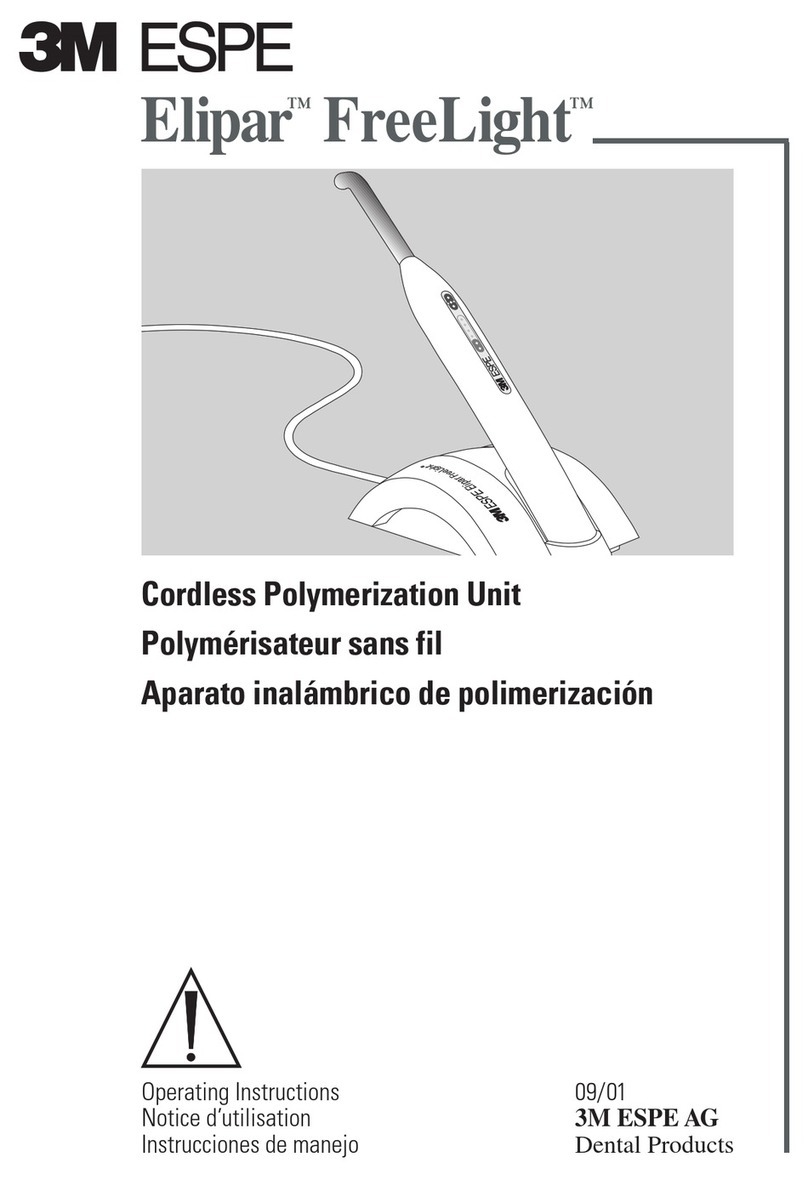3M ESPE Elipar FreeLight operating instructions