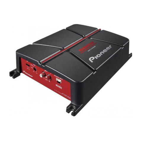Pioneer GM-A5702 owner's manual