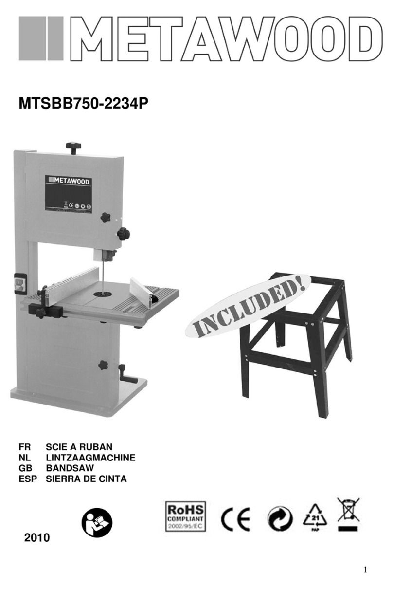 METAWOOD MTSBB750-2234P User manual