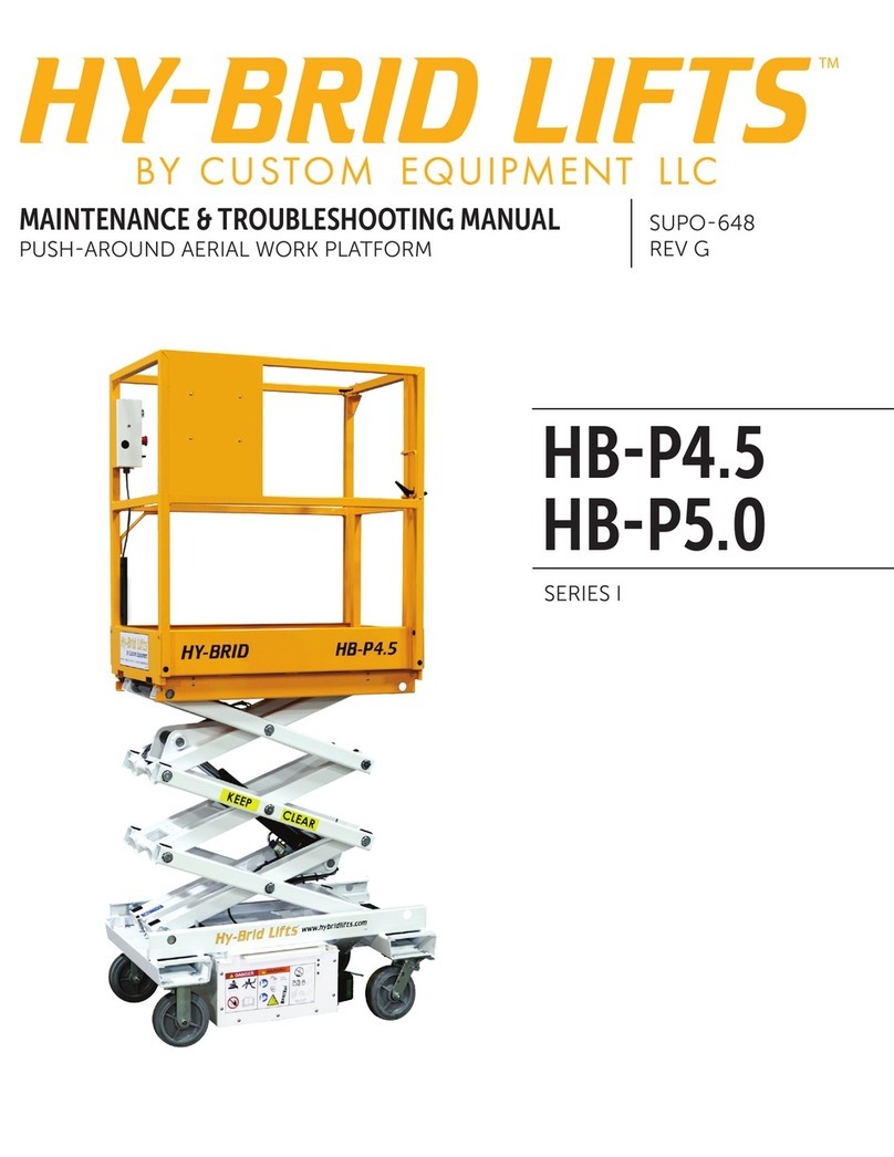 Custom Equipment HY-BRID LIFTS I HB-P4.5 Programming manual