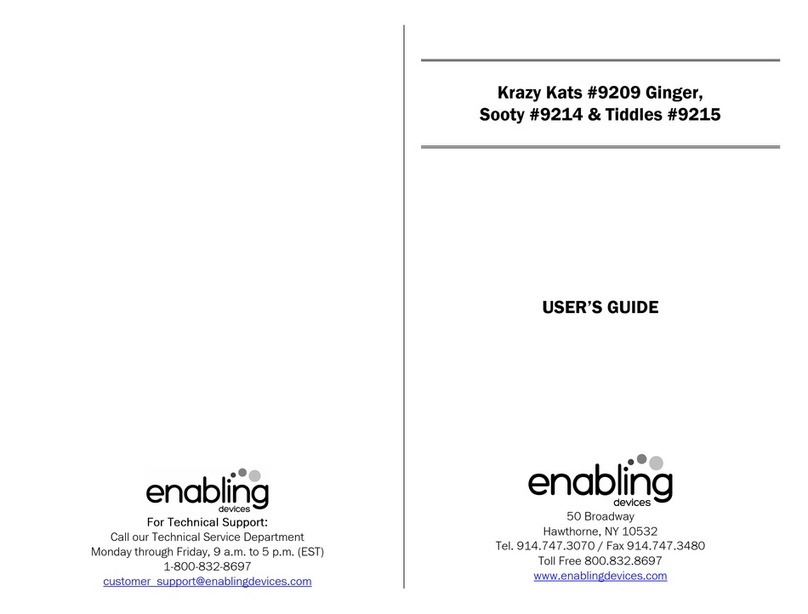 Enabling Devices Krazy Kats Ginger User manual