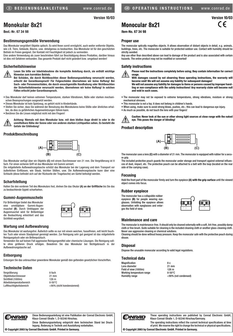 Conrad 67 34 98 User manual
