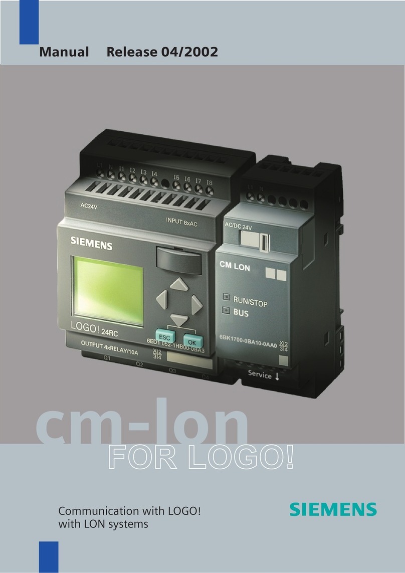Siemens Cm-lon 6BK1700-0BA10-0AA00 User manual