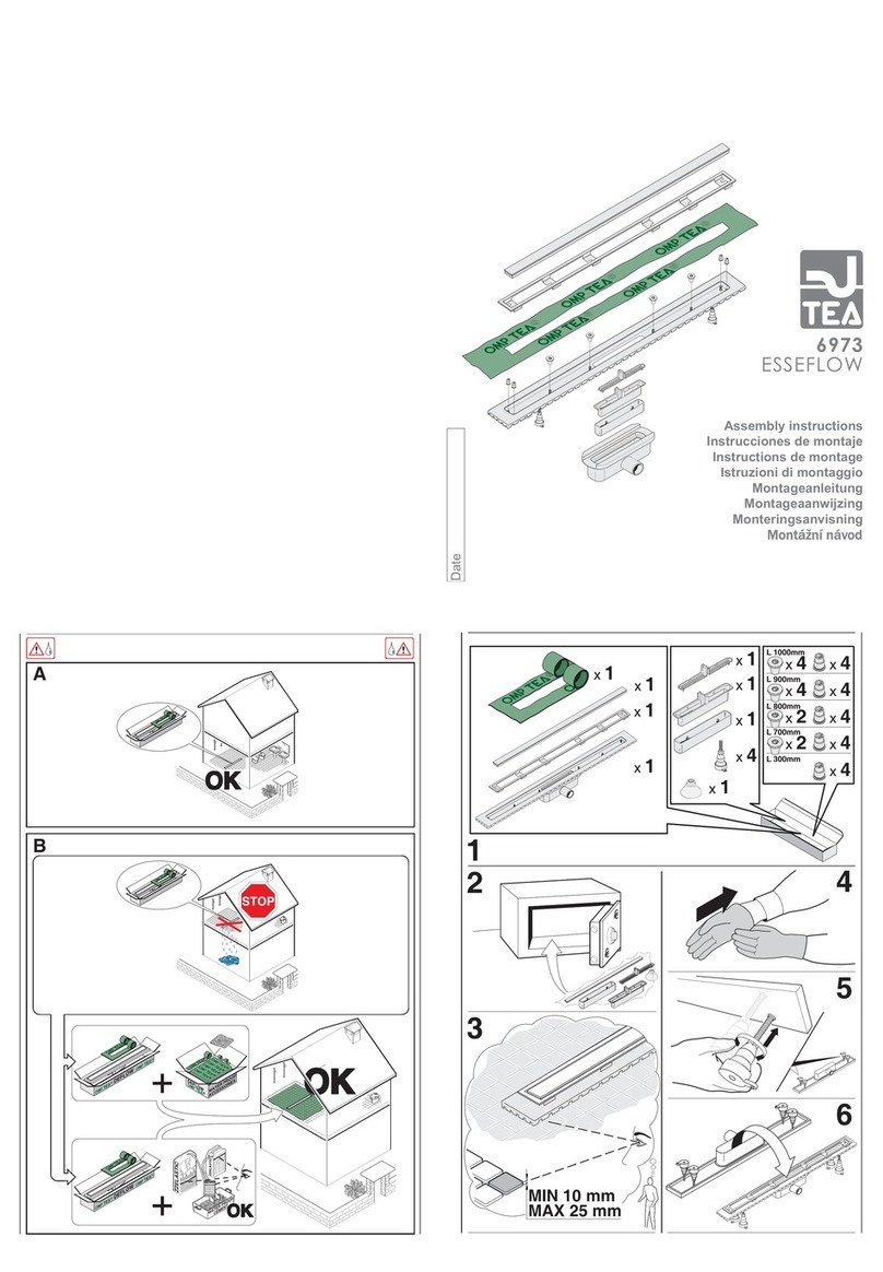TEA ESSEFLOW 6973 Assembly instructions