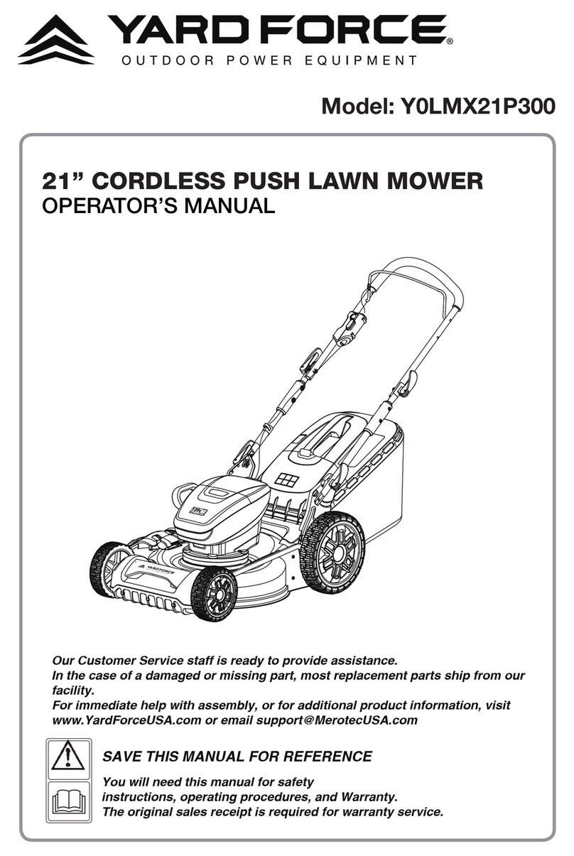 Yard force Y0LMX21P300 User manual Yard force Y0LMX21P300 User manual