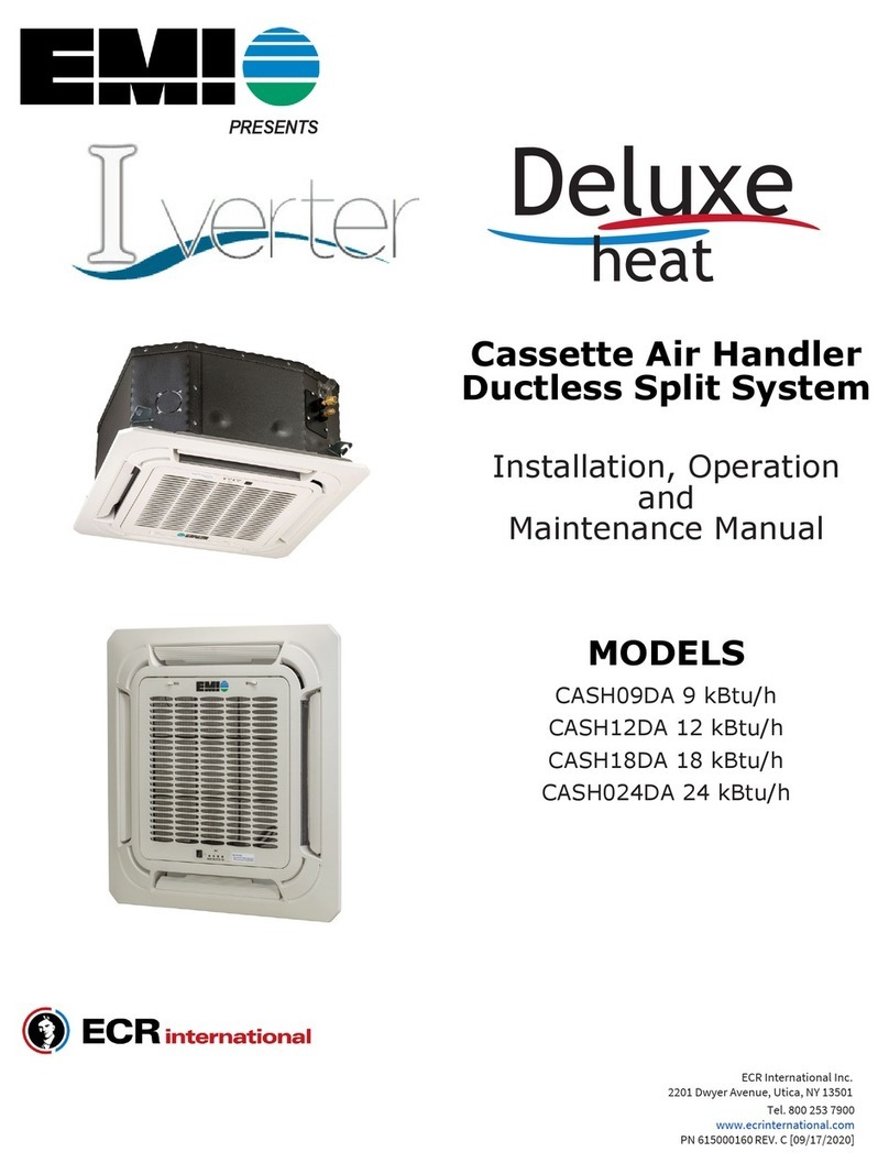 ECR International EMI Deluxe heat I verter CASH09DA User manual