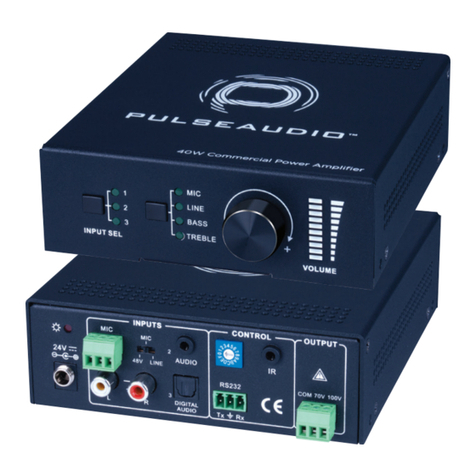 PulseAudio PAV140 User manual