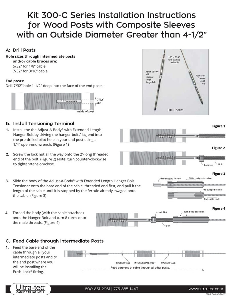 ULTRA TEC 300-C Series installation instructions
