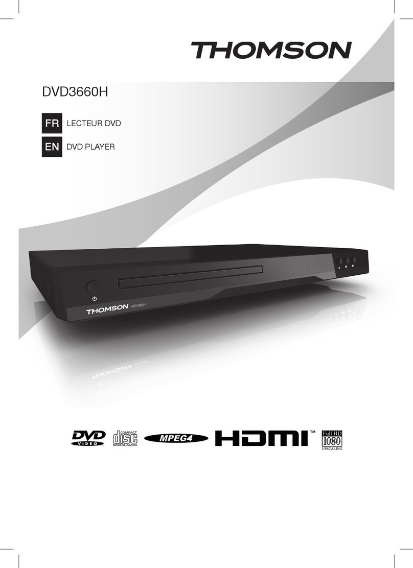 THOMSON DVD3660H manual