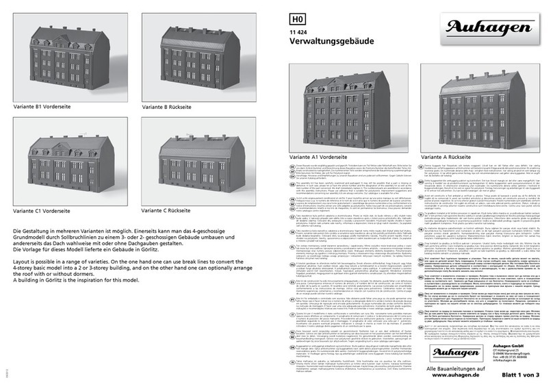 Auhagen 11 424 quick start guide