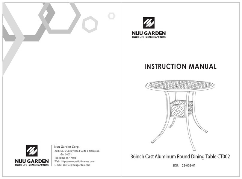 Nuu Garden CT002 instruction manual