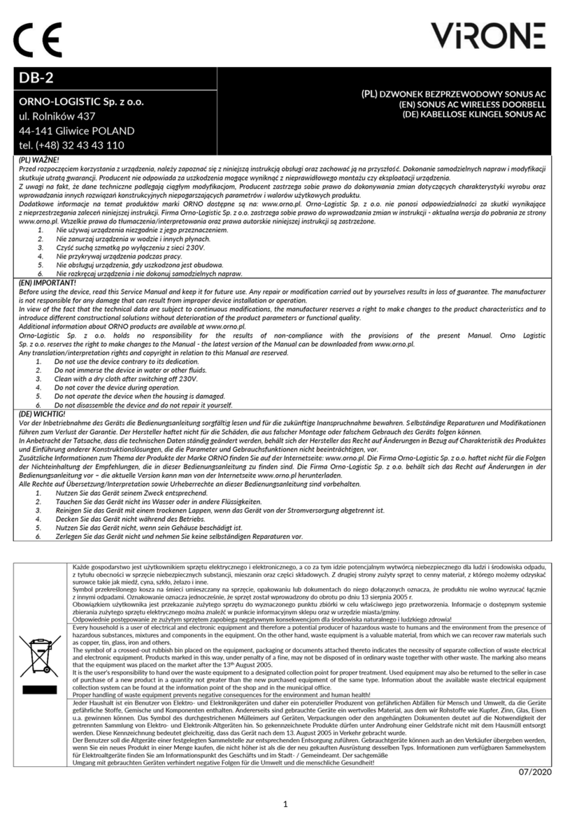 Virone DB-2 manual