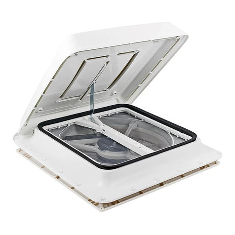 Fiamma Polar Control Turbo-Vent White Installation and use instructions