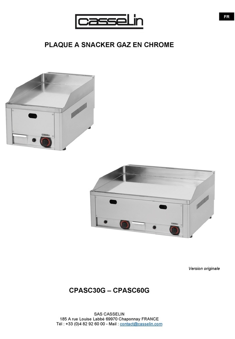 Casselin CPASC30G operating instructions