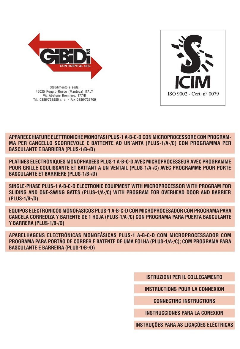 GiBiDi PLUS-1 Connecting Instructions