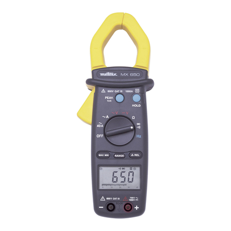Metrix MX 650 User manual